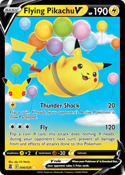 Pokemon Celebrations Flying Pikachu V - 6
