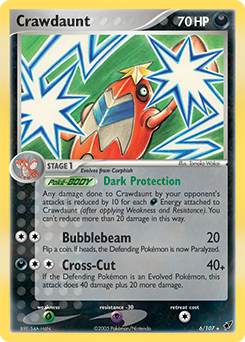 Pokemon Deoxys Crawdaunt - 6