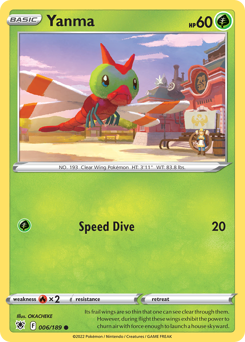 Pokemon Astral Radiance Yanma - 6