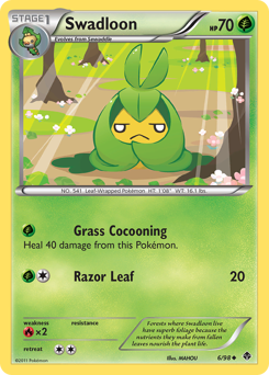 Pokemon Emerging Powers Swadloon - 6