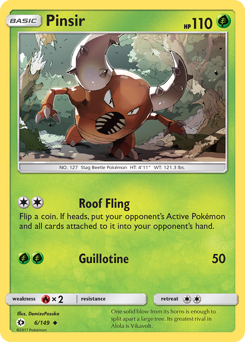 Pokemon Sun & Moon Pinsir - 6