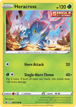 Pokemon Chilling Reign Heracross - 6