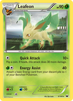 Pokemon Dark Explorers Leafeon - 6