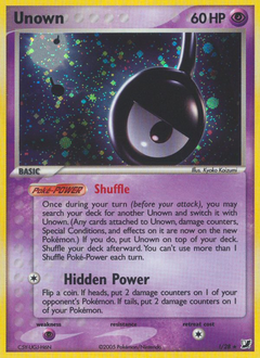 Pokemon Unseen Forces Unown - !