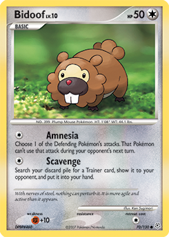 Pokemon Diamond & Pearl Bidoof - 70