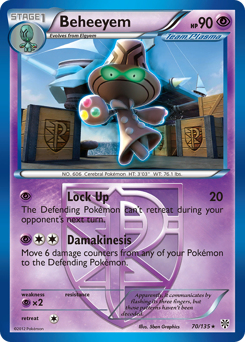 Pokemon Plasma Storm Beheeyem - 70
