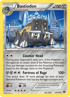 Pokemon Steam Siege Bastiodon - 70