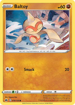 Pokemon Crown Zenith Baltoy - 70