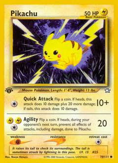 Pokemon Neo Genesis Pikachu - 70