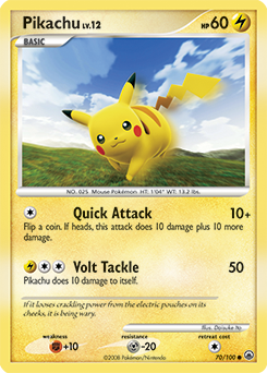 Pokemon Majestic Dawn Pikachu - 70