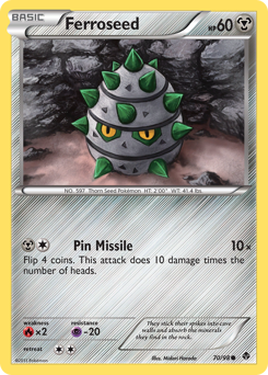 Pokemon Emerging Powers Ferroseed - 70