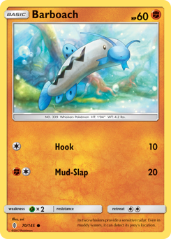 Pokemon Guardians Rising Barboach - 70