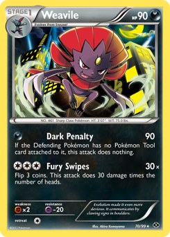 Pokemon Next Destinies Weavile - 70