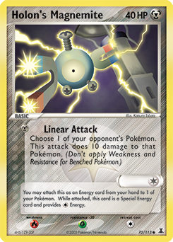 Pokemon Delta Species Holon's Magnemite - 70