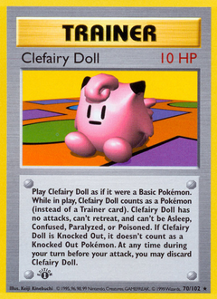 Pokemon Base Clefairy Doll - 70