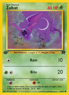 Pokemon Team Rocket Zubat - 70