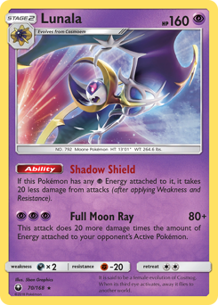 Pokemon Celestial Storm Lunala - 70