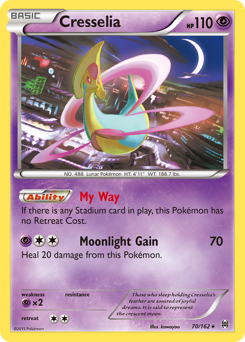 Pokemon BREAKthrough Cresselia - 70