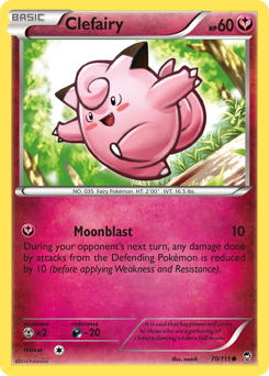 Pokemon Furious Fists Clefairy - 70