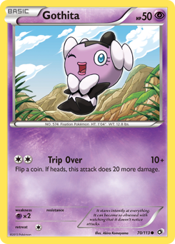 Pokemon Legendary Treasures Gothita - 70