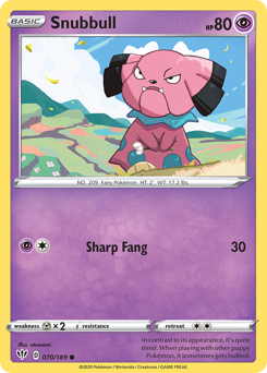 Pokemon Darkness Ablaze Snubbull - 70