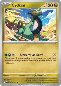 Pokemon Paldean Fates Cyclizar - 70
