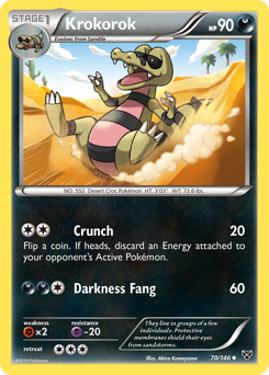 Pokemon XY Krokorok - 70