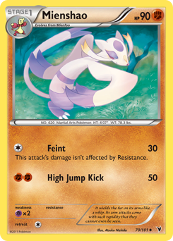 Pokemon Noble Victories Mienshao - 70