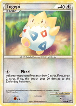 Pokemon HS—Undaunted Togepi - 70