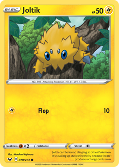 Pokemon Sword & Shield Joltik - 70