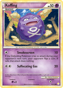 Pokemon HeartGold & SoulSilver Koffing - 70