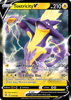 Pokemon Rebel Clash Toxtricity V - 70