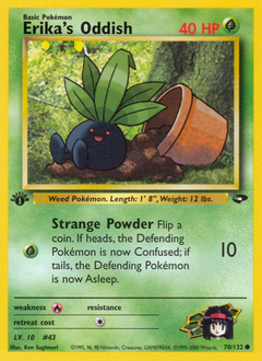 Pokemon Gym Challenge Erika's Oddish - 70