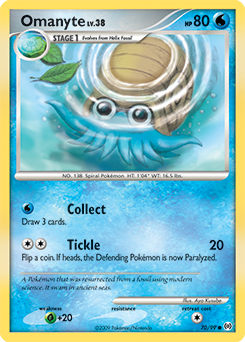 Pokemon Arceus Omanyte - 70