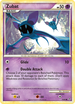 Pokemon HS—Unleashed Zubat - 70