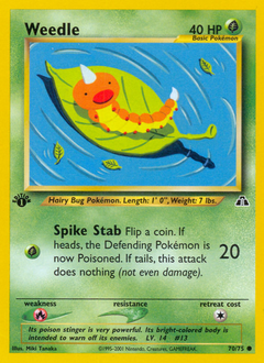 Pokemon Neo Discovery Weedle - 70