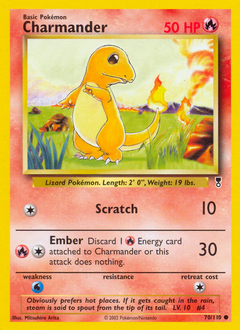 Pokemon Legendary Collection Charmander - 70