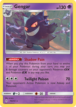 Pokemon Unbroken Bonds Gengar - 70