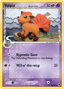 Pokemon Dragon Frontiers Vulpix δ - 70