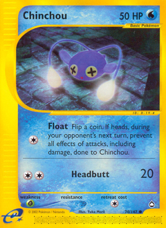 Pokemon Aquapolis Chinchou - 70