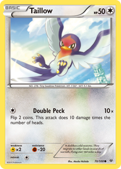 Pokemon Roaring Skies Taillow - 70