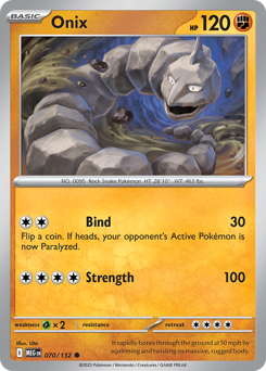 Pokemon Mega Evolution Onix - 70