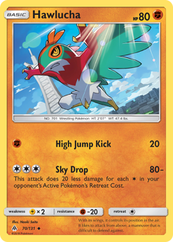 Pokemon Forbidden Light Hawlucha - 70