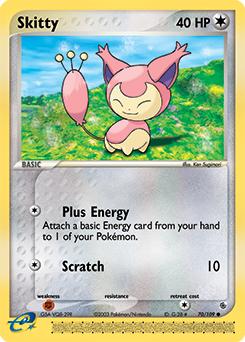 Pokemon Ruby & Sapphire Skitty - 70