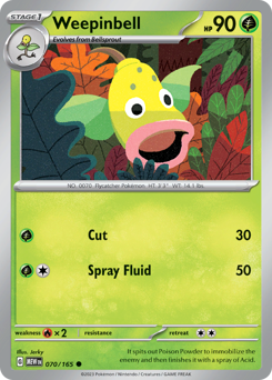 Pokemon 151 Weepinbell - 70