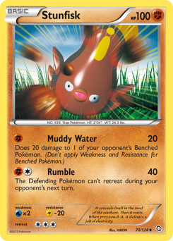 Pokemon Dragons Exalted Stunfisk - 70