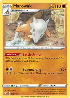 Pokemon Battle Styles Marowak - 70