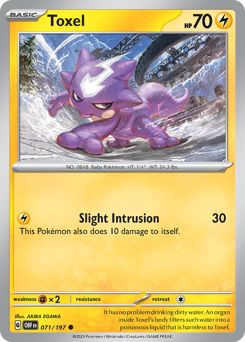 Pokemon Obsidian Flames Toxel - 71