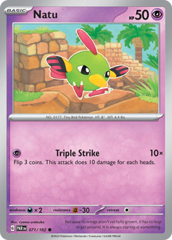 Pokemon Paradox Rift Natu - 71