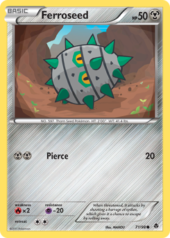 Pokemon Emerging Powers Ferroseed - 71